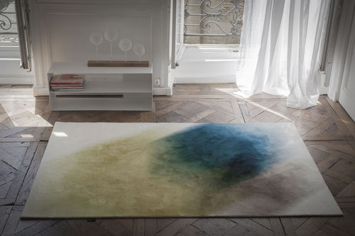 Tappeto contemporaneo - BLUR 85 - VIDAME EDITIONS - multicolore / in viscosa / rettangolare