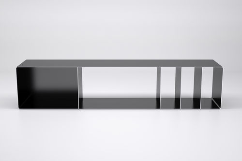 Scaffale basso - QUATTRO : 7 - VIDAME EDITIONS - design industriale / in acciaio / per dischi in vinile