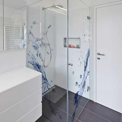 Pannello in vetro float - Glas Marte GmbH - decorato / opaco / colorato