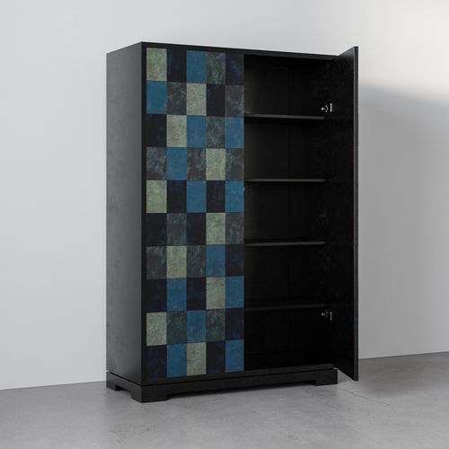 Credenza alta CENOTE Aguirre Design moderna / in rovere / su misura