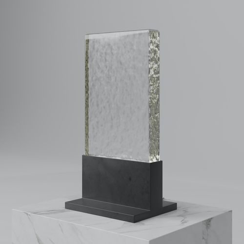 Lampada da tavolo - CLUSTER ONE - Aguirre Design - in bronzo / in vetro / contemporanea