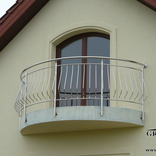 Balcone a sbarre - BZ 2 - GROT - in acciaio inossidabile