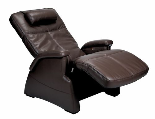 Poltrona contemporanea - PERFECT CHAIR® : PC-086 SERENITY® - Human Touch - in pelle / con poggiapiedi / reclinabile