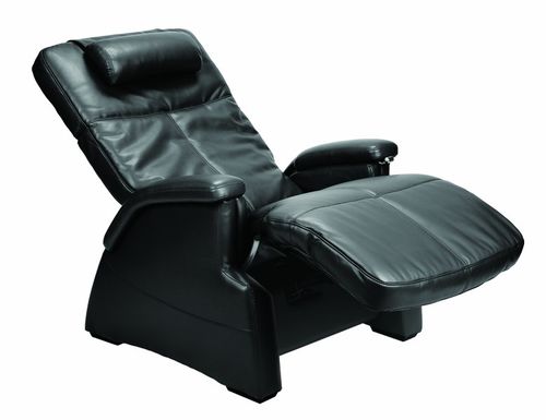 Poltrona contemporanea - PERFECT CHAIR® : PC-085 - Human Touch - in pelle / con poggiapiedi / reclinabile