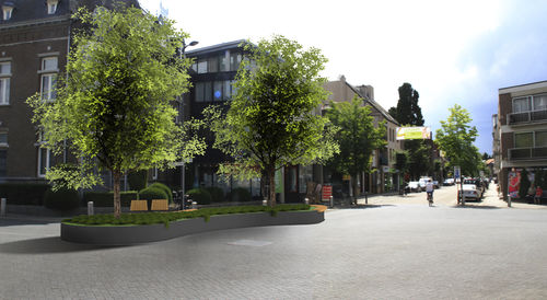 Fioriera in acciaio - LANAKEN - ANAE street furniture - contemporanea / per spazi pubblici / da esterno
