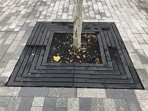 Griglia per alberi quadrata - AARE - ANAE street furniture - in ghisa