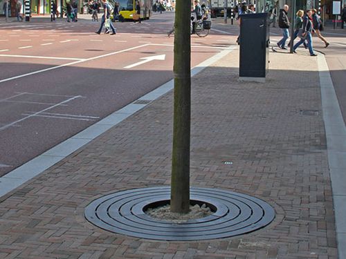 Griglia per alberi rotonda - SAMBER - ANAE street furniture - in ghisa
