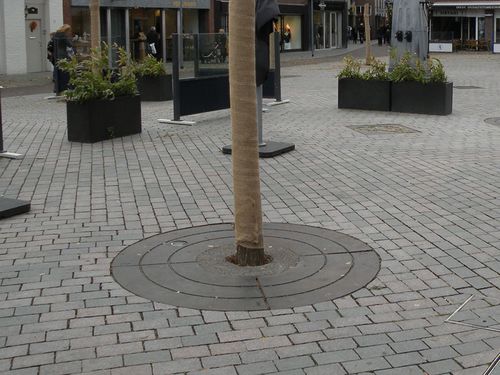 Griglia per alberi rotonda - LINDER - ANAE street furniture - in ghisa