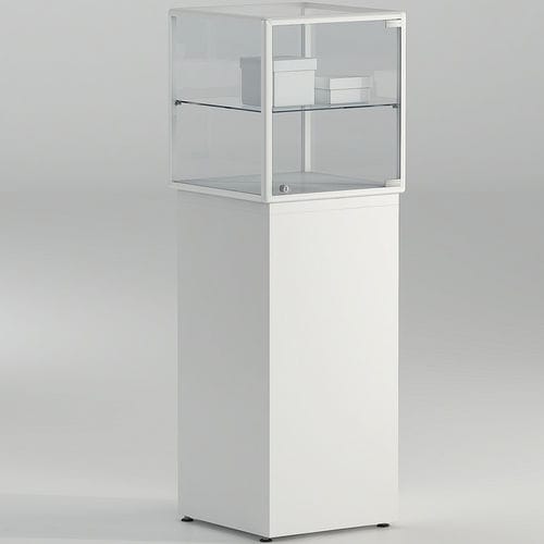 Vetrina contemporanea - 6/PLP - Italvetrine - in vetro temprato / in alluminio / con serratura integrata