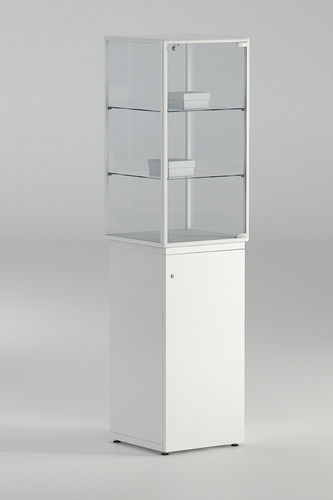 Vetrina contemporanea - 7/LAP - Italvetrine - in vetro temprato / in alluminio / con serratura integrata
