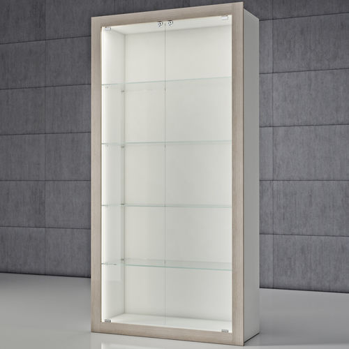 Vetrina contemporanea - Q/FS - Italvetrine - in vetro temprato / in acero / in legno di rosa