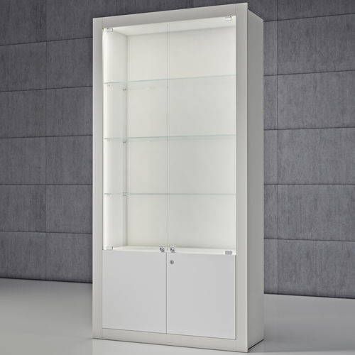 Vetrina contemporanea - Q/FSS - Italvetrine - in vetro temprato / in acero / in legno di rosa