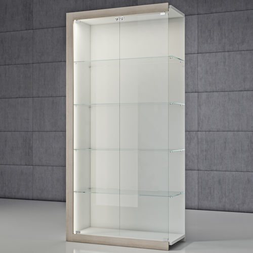Vetrina contemporanea - QF/C - Italvetrine - in vetro temprato / in acero / in legno di rosa