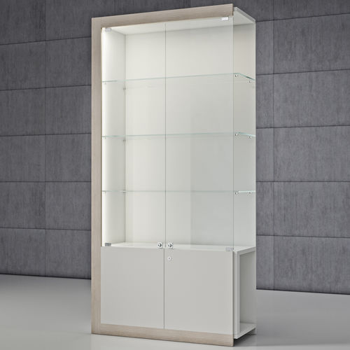 Vetrina contemporanea - QF/CA - Italvetrine - in vetro temprato / in acero / in legno di rosa