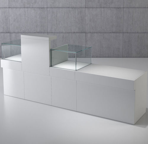 Vetrina contemporanea - COM/QF4 - Italvetrine - in vetro / in legno / a vista