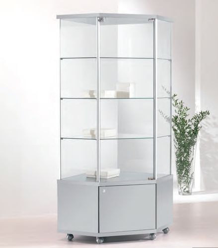 Vetrina contemporanea - 70/M - Italvetrine - ad isola / in vetro temprato / in legno