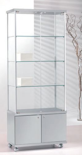 Vetrina contemporanea - 73/M - Italvetrine - ad isola / in vetro temprato / in legno