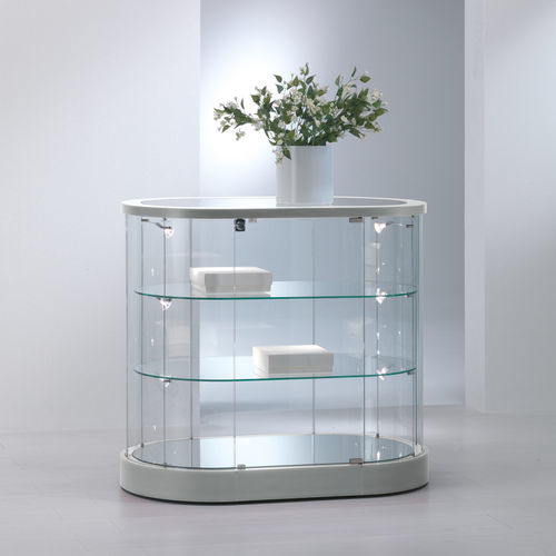 Vetrina contemporanea - 209/OB - Italvetrine - in vetro temprato / illuminata / a vista