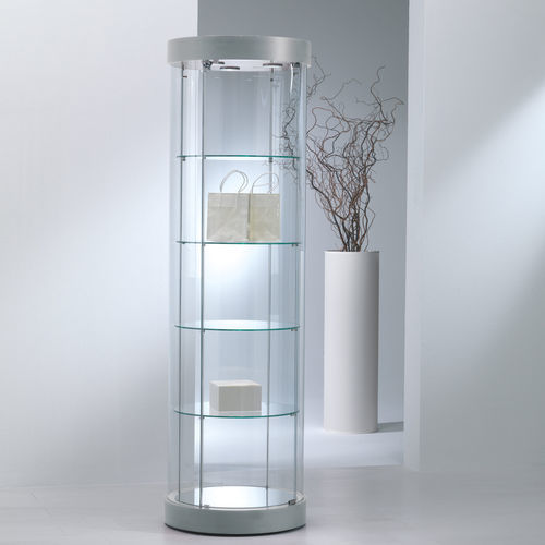 Vetrina contemporanea - 209/RF - Italvetrine - in vetro temprato / illuminata / a vista