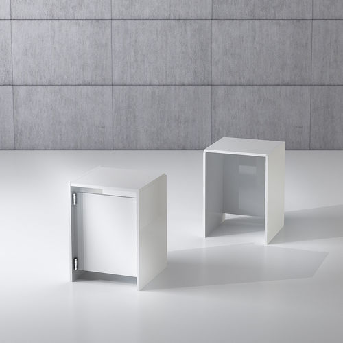 Porta di servizio - QF/5P - Italvetrine - in legno / battente / contemporanea