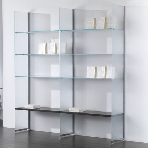 Mensola - COM/GS21 - Italvetrine - contemporaneo / in cromo / in vetro