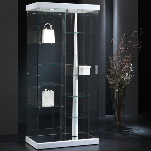 Vetrina contemporanea - 9/G - Italvetrine - in vetro temprato / in ecopelle / illuminata