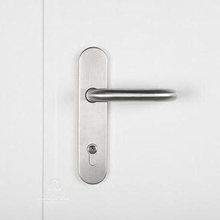 Maniglia per porta - Andreu Barberá, S.L. - in acciaio inossidabile / contemporanea / contract