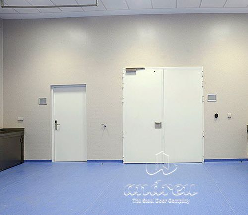 Porta da interno - MEGA NEO - Andreu Barberá, S.L. - in acciaio galvanizzato / in lamiera d'acciaio / battente