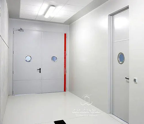 Porta con oblò - ENSAMBLADA - Andreu Barberá, S.L. - di servizio / in acciaio galvanizzato / in lamiera d'acciaio