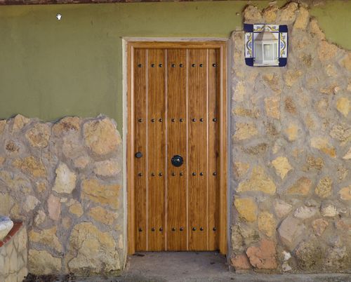 Porta d'ingresso - RUSTIK - Andreu Barberá, S.L. - in acciaio galvanizzato / battente / tradizionale