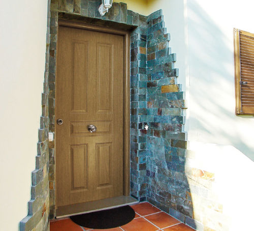 Porta d'ingresso - VERSATE - Andreu Barberá, S.L. - in acciaio galvanizzato / battente / classica