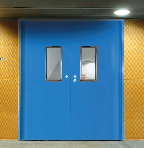 Porta da interno - OFFICE SLIDE - Andreu Barberá, S.L. - in acciaio inossidabile / scorrevole / contemporanea