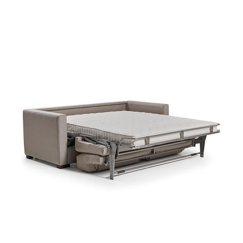 Divano letto - VICTOR - MANUEL LARRAGA - contemporaneo / in tessuto / grigio