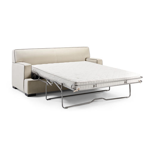 Divano letto - LOLA - MANUEL LARRAGA - contemporaneo / in tessuto / beige