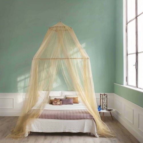 Zanzariera per letto - TINA LUREX GOLD - KING SIZE BED - Grigolite