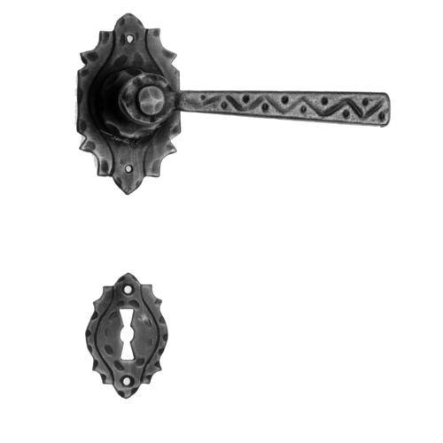 Maniglia per porta - ART. 17 - Galbusera G.&G. S.N.C. - in ferro modellato / in stile rustico / per uso residenziale