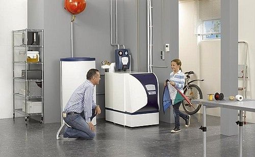Caldaia ad olio combustibile - ECOSTAR HYBRID >> - MHG Heating - residenziale / da interno / a condensazione