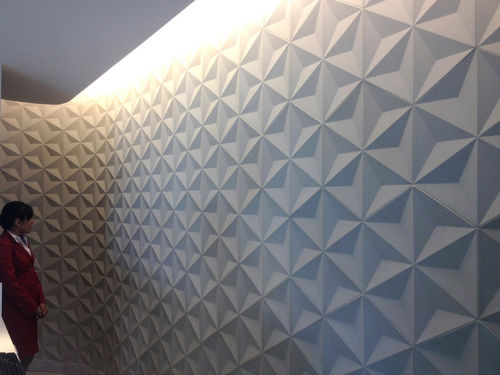 Piastrella in calcestruzzo - JAPANESE GEO - Daniel Ogassian - 3D / da interno / da parete