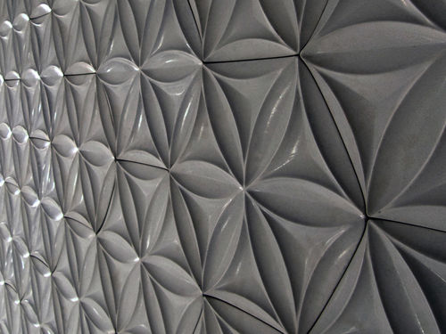 Piastrella in calcestruzzo - FLORA HEX - Daniel Ogassian - 3D / da interno / da parete
