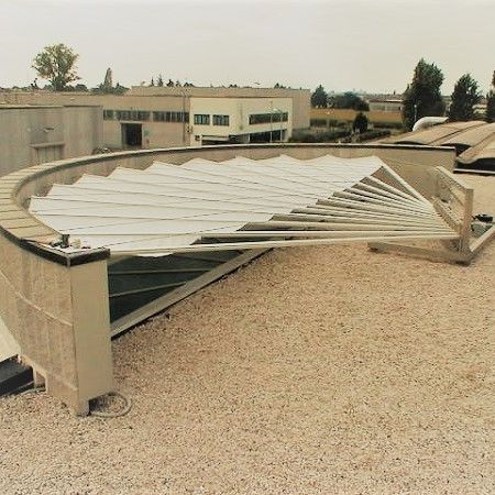 Frangisole in alluminio - Solaris Tende srl - per facciata / per finestra / orizzontale