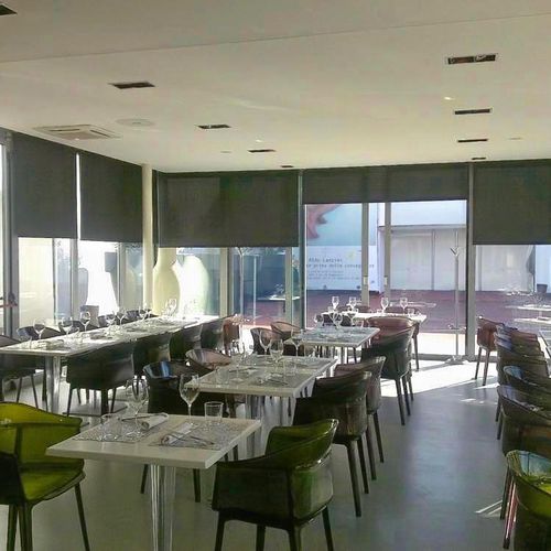 Tenda avvolgibile a rullo - TENDE FONOASSORBENTI - Solaris Tende srl - per finestra / in tessuto / contract
