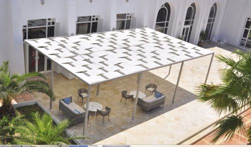 Pergola in legno composito - 12 - Tecnodeck - contract / di lunga durata