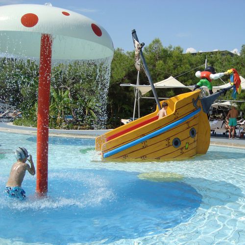 Scivolo dritto - MINI PIRATE - Polin Waterparks - per parco acquatico