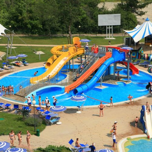 Scivolo dritto - KIDS' BODY - Polin Waterparks - girevole / per parco acquatico / tubolare