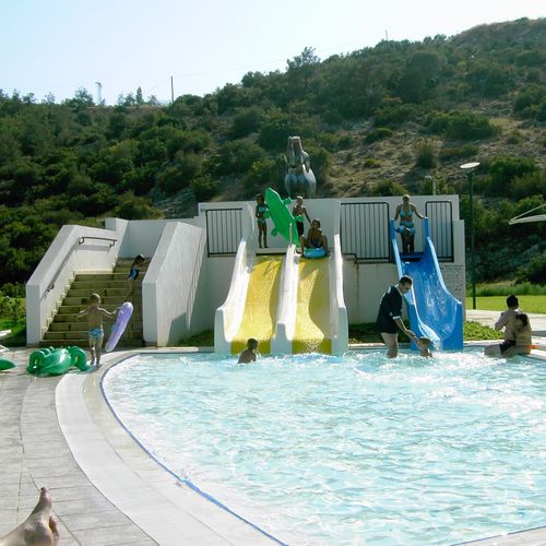 Scivolo dritto - KIDS' MULTISLIDE - Polin Waterparks - per parco acquatico / multiplo