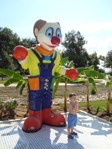 Doccia fibra di vetro - CLOWN - Polin Waterparks - per parco acquatico / per bambini