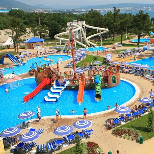 Struttura ludica per parco acquatico - PIRATE SHIP - Polin Waterparks - in plastica