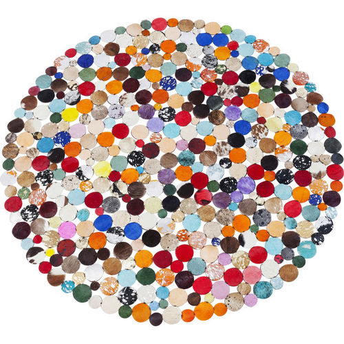 Tappeto contemporaneo - MULTI  - KARE Design - patchwork / in pelle / in pelle di mucca
