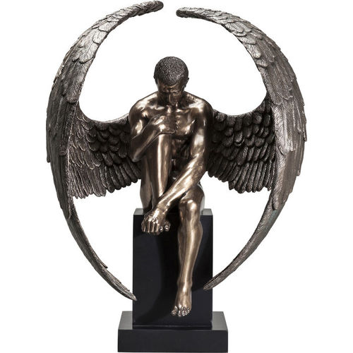 Scultura in resina - SAD ANGEL BIG - KARE Design - in bronzo / marrone / arte figurativa