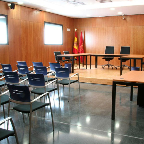 Sedia da conferenza contemporanea - ZAS - Dynamobel - da interno / in polipropilene / con supporto in metallo
